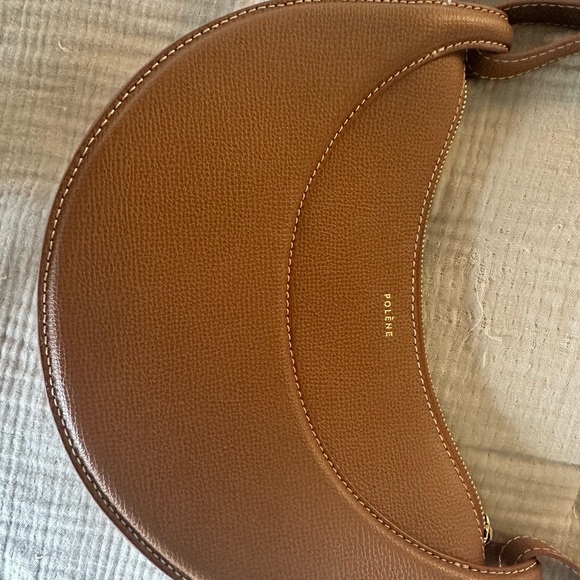 Polene Numero Dix Purse in Textured Camel - Picture 5 of 10